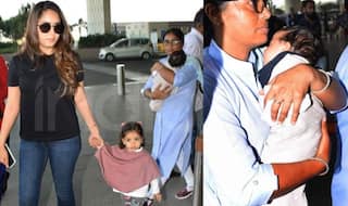 In Pics: Mira Rajput Clicked at Airport With Her Two Cute Kids