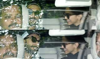 Deepika And Ranveer Spotted Outside Bangalore Residence Prior to Reception; See Pics