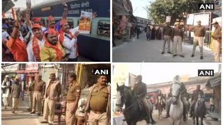 छावनी में तब्दील हुई अयोध्या, चप्पे-चप्पे पर पुलिस का पहरा, 2 लाख 'रामभक्तों' के जुटने का दावा