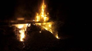 Haryana: Fire Breaks Out in Front Coach of Kalka Howrah Express Near Kurukshetra