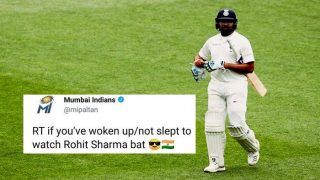 1st Test Adelaide: Indian Premier League Franchise Mumbai Indians Tweet on Rohit Sharma TROLLED After Cricketer Fails