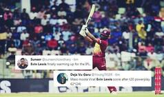 'Lewis on Fire': Windies Southpaw Sets Twitter Ablaze With Six Fest in Dhaka