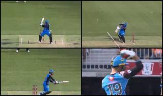 BBL 2018-19: Rashid Khan's Tennis Smash For a Six Will Make Federer Proud | WATCH