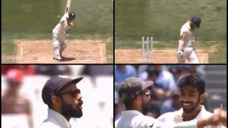 India vs Australia 3rd Test Melbourne: Jasprit Bumrah Clean Bowls Travis Head With a Pacy Delivery | WATCH