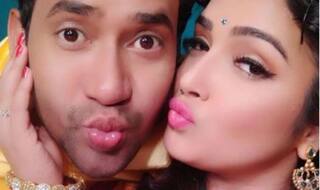 Amrapali Dubey And Dinesh Lal Yadav Have Their Pout Game on Point in This Selfie - See Pic