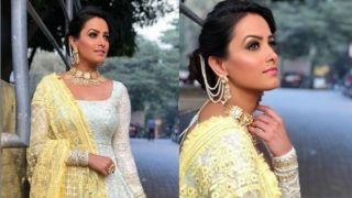 Naagin 3 Fame Anita Hassanandani Looks Smoking Hot in Pastel Green Anarkali in Her Latest Picture