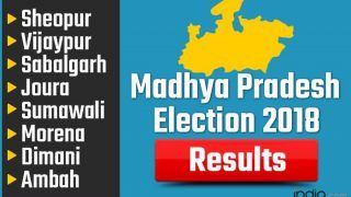 Madhya Pradesh Election 2018 Results: Sheopur, Vijaypur, Sabalgarh, Joura, Sumawali, Morena, Dimani, Ambah Vote Counting Live Updates