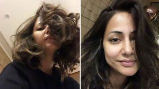 Television Hotness Hina Khan Looks Her Sexiest Best in no Makeup Avatar And Hair Curls as She Enjoys Her Sunday - See Pictures