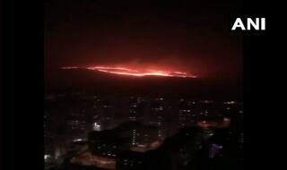 Mumbai: Major Fire Breaks Out in Forest Area Near Goregaon, Fire Engines, Water Tanks at Spot