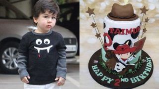 Taimur Ali Khan Has Extravagant Pre-Birthday Bash With Cowboy Themed Cake, Customised T-Shirts