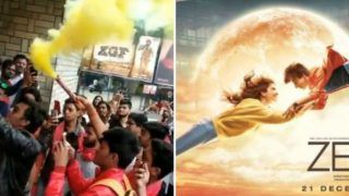 Zero Mania Begins With Shah Rukh Khan's Fans Lighting-up Torch Outside Theatres to Hail Their Superstar - Watch Video