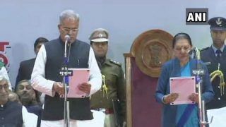 Chhattisgarh Assembly Election 2018: Bhupesh Baghel Takes Oath as Chief Minister
