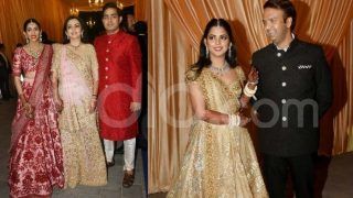 Isha Ambani-Anand Piramal Second Wedding Reception Pics: Couple Poses With Their Families, Big Names Arrive