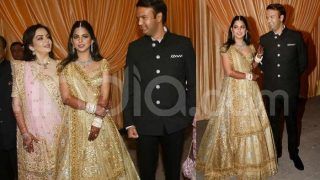 Isha Ambani's Golden Lehenga at Her Wedding Reception Had Something Special About it; See Pictures