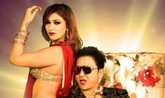 Jasleen Matharu Looks Drop-Dead Gorgeous in Hot Red Saree as She Poses With Sukhwinder Singh, See Pic