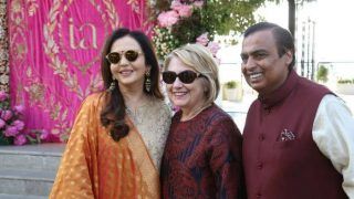 Hillary Clinton, Former US First Lady, Arrives in Udaipur for Isha Ambani-Anand Piramal Pre-Wedding Festivities
