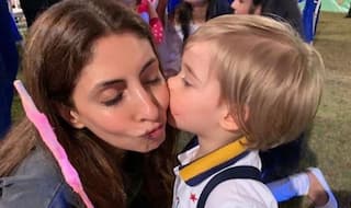 Shweta Bachchan Gets Pampered With Kisses From Karan Johar's Son Yash, See Pic