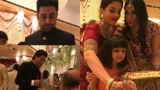 Abhishek Bachchan Reacts to Amitabh Bachchan, Shah Rukh Khan And Other Celebs Serving Food at Isha Ambani- Anand Piramal's Wedding