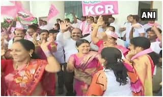 Telangana Assembly Election Results 2018: तेलंगाना के रुझानों में टीआरएस को दो तिहाई बहुमत, जश्न शुरू