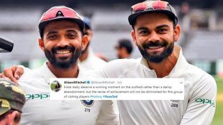 India vs Australia 4th Test Sydney: Virat Kohli’s Team India Create History on Australian Soil After Rain Ensures SCG Test Ends in a Draw, Twitter Goes Berserk India vs Australia 4th Test Sydney: Virat Kohli’s Team India Create History on Australian Soil After Rain Ensures SCG Test Ends in a Draw, Twitter Goes Berserk