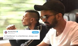 'Gentleman, Always & Everywhere'! Mumbai Police Trolls Rahul, Pandya With a Cheeky Tweet | PIC INSIDE