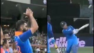 2nd ODI India vs Australia Adelaide: Virat Kohli's Reaction To MS Dhoni's Winning Six Off Jason Behrendorff is a Treat For Fans | WATCH