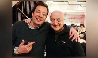 We Two Fans: Anupam Kher Talks of Mutual Admiration as he Poses With Jimmy Fallon