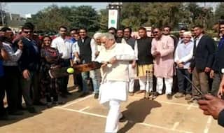 छत्‍तीसगढ़: राजनीति का धुरंधर खिलाड़ी जब बल्‍ला लेकर पहुंचा मैदान पर तो गेंद गई बाउंड्री पार