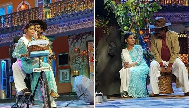 Haryanvi Sizzler Sapna Choudhary Looks Hot in Sheer Blue Ethnic Wear And Pink Lips as She Attends Comedy Show For Promotions of Dosti Ke Side Effectss Haryanvi Sizzler Sapna Choudhary Looks Hot in Sheer Blue Ethnic Wear And Pink Lips as She Attends Comedy Show For Promotions of Dosti Ke Side Effectss