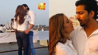 Kim Sharma is 'Feeling Loved' as She Shares a Passionate Kiss With Beau Harshvardhan Rane, See Pictures