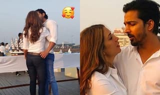 Kim Sharma And Harshvardhan Rane Share a Passionate Kiss