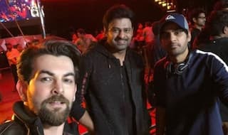 Smiling Faces! Prabhas And Neil Nitin Mukesh Get Clicked on The Sets of Saaho
