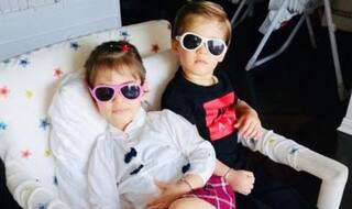 Karan Johar's Twins Follow Daddy's Footsteps, Pose With Shades And Fancy Outfits