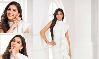 PICS: व्‍हाइट ड्रेस में परियों सी हसीन Sapna Choudhary, जुदा लुक पर लोग फिदा...