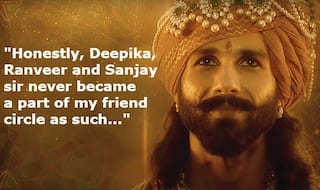 Shahid Speaks About His Real Equation With Ranveer-Deepika and SLB After Padmaavat
