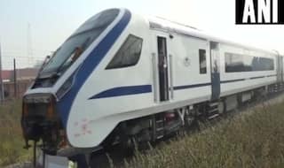 It’s a Bird...It’s a Plane: India's First Semi-high Speed Train Vande Bharat Zooms Past at Lightening Speed