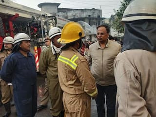 Delhi Hotel Fire: Health Min Satyendra Jain Reaches Spot, Orders Strict Probe