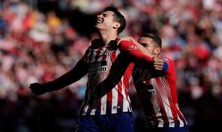 Alvaro Morata Nets First Goal For Atletico Madrid in 2-0 Win | WATCH