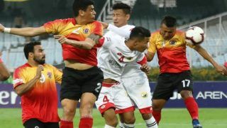 I-League 2018-19: Landanmawia Ralte Scores a Hat-Trick as East Bengal Pump in Five Past Shillong Lajong FC For Fourth Successive Win