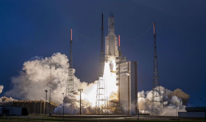 ISRO's GSAT-31 Launched by Ariane-5 VA-247 From French Guiana ISRO’s GSAT-31 Launched by Ariane-5 VA-247 From French Guiana