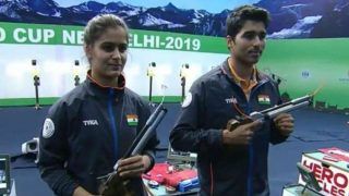 ISSF World Cup: Manu Bhaker-Saurabh Chaudhary Clinch Gold in 10m Air Pistol Mixed Team Event