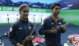 Manu-Saurabh Smash World Record to Clinch Gold in Air Pistol Mixed Team Event at Asian C'ship