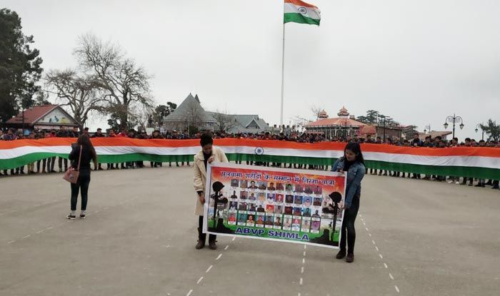 WATCH: ABVP-led Students Take Out Tiranga Yatra in Shimla to Pay Tribute to Martyrs of Pulwama Attack