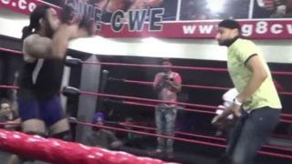 Harbhajan Singh Takes to The Ring, Slaps Wrestler in Great Khali's CWE - Watch Video