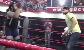 WATCH | Harbhajan Singh Takes to The Ring, Slaps Wrestler in Great Khali's CWE