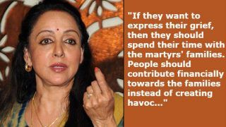 Hema Malini Speaks on Pulwama Attack, Modi Govt's Next Step, And Why People Should Contribute to Martyrs' Families Instead of Protesting