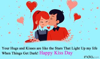 Happy Kiss Day 2020: SMS, WhatsApp Messages, Facebook Status, GIFs to Send to Your Lover