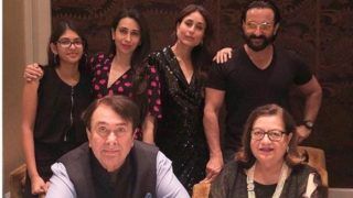 Kareena, Karisma Kapoor And Saif Ali Khan Celebrate Randhir Kapoor’s Birthday Kareena, Karisma Kapoor And Saif Ali Khan Celebrate Randhir Kapoor’s Birthday