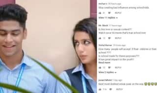 Priya Prakash Varrier Gets Trolled For Lip-Locking Scene From Oru Adaar Love