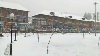 Jammu And Kashmir's Srinagar Turns White, Heavy Snowfall Disrupts Flight Operations
